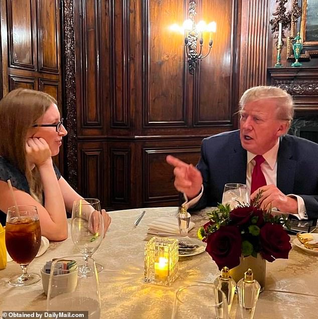 Trump met with Libertarian Party leader Angela McArdle at his political stronghold Mar-a-Lago in December 2023 where the two worked out a deal to have him appear at a party conference in exchange for pardoning Ulbricht