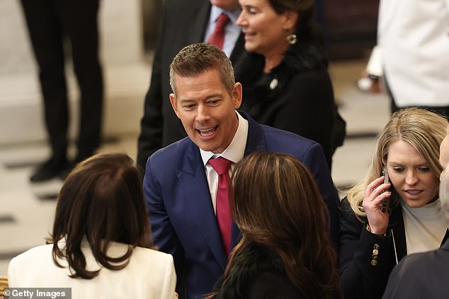 Sean Duffy, President Donald Trump's nominee for Secretary of Transportation attends the inauguration of U.S. President Donald Trump in the Rotunda of the U.S. Capitol