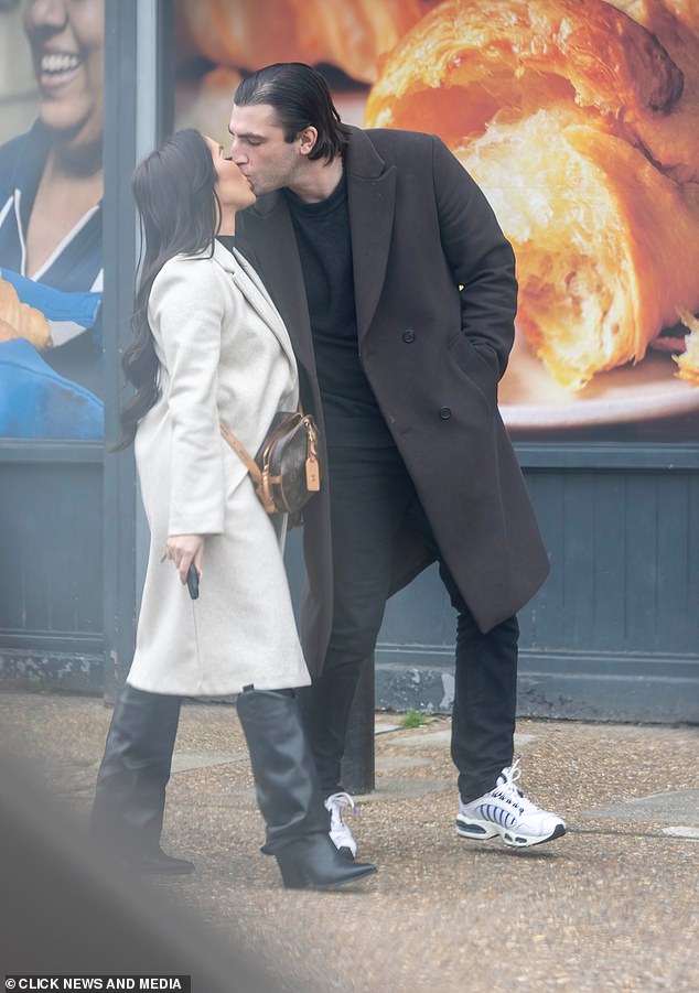 It was the first time the 32-year-old Love Island winner and his glamourous girlfriend were seen following his guilty plea earlier today