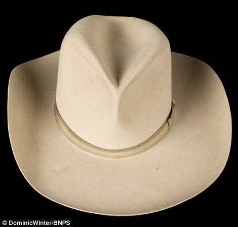 A Stetson hat formerly owned by Sir Winston Churchill with the initials 'WSC' to inside leather band written in ink by Hardy. Estimated at £3,000-£5,000