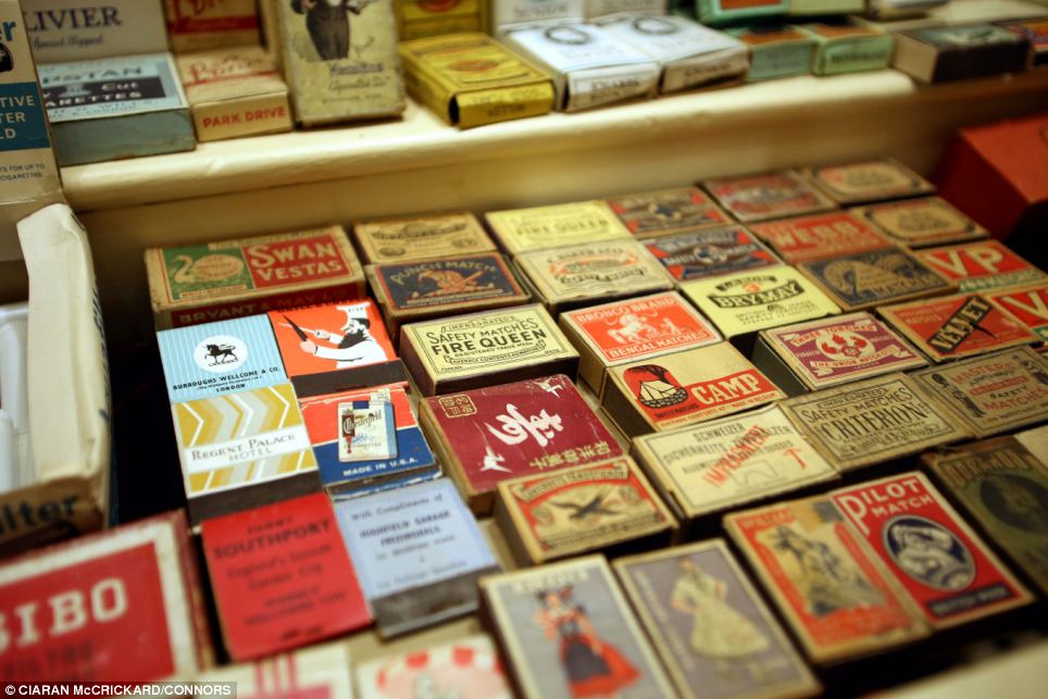 Got a light? This matchbox collection is among the thousands of items on display in the museum