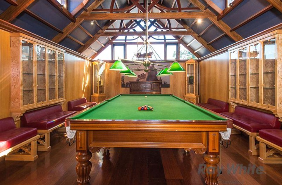 Other features in the house include a billiards room, music room, pool, spacious outdoor dining area and sweeping veranda to look over its extensive grounds