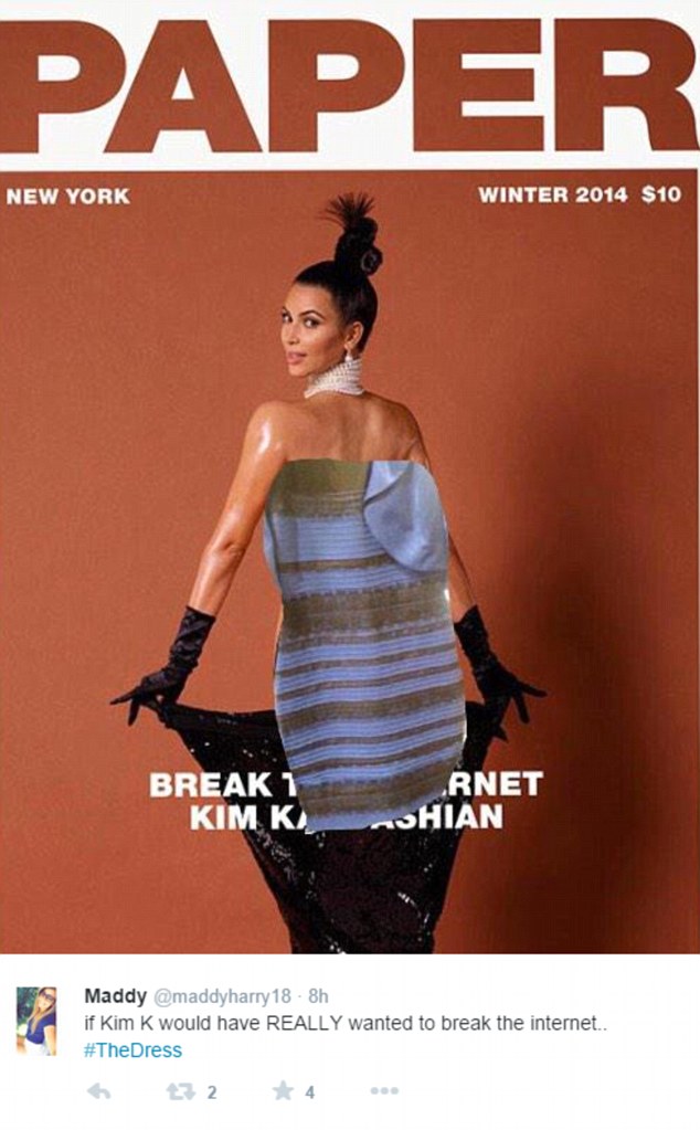 Famous face: One meme features reality TV star Kim Kardashian, who caused an online sensation when she 'broke' the internet with her post of her own racy magazine cover