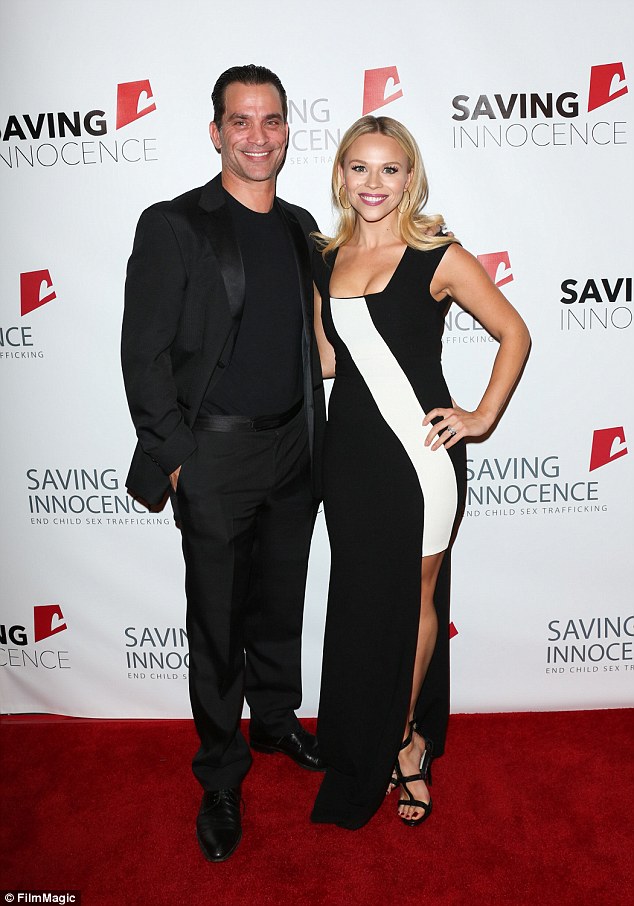 Finally, happy: Schaech and his wife, writer Julie Solomon, attend the 4th Annual Saving Innocence Gala at SLS Hotel in Beverly Hills in October