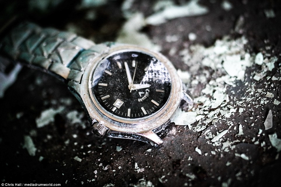 Tens of thousands passed through its doors, with this shattered watch left behind by a former patient