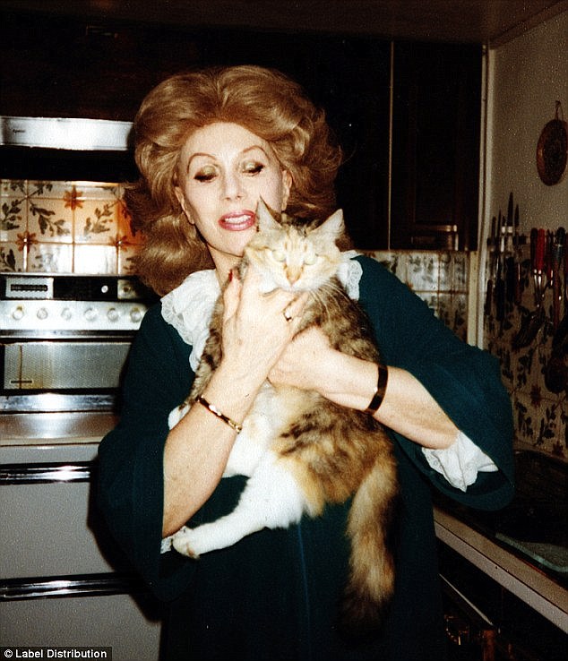 Hamilton-Byrne convinced herself and up to 500 followers she was the reincarnation of Jesus Christ. Here she is seen with her cat, Tiffany