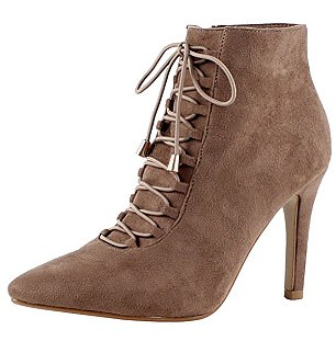 Tunis High Heel Ankle Boots by West Blvd, $22.95; amazon.com