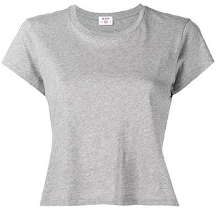 Cropped Hanes Boxy Fit 'Perfect' T-Shirt by Re/Done, $80; farfetch.com