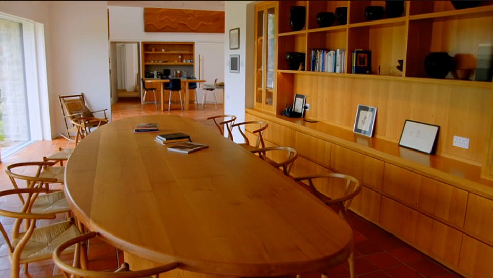 Space for family: The kitchen and dining area in the main house has enough space for the different generations to gather round and socialise