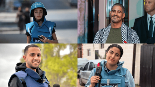 Amnesty International honours four Palestinian journalists with Human Rights Defender award