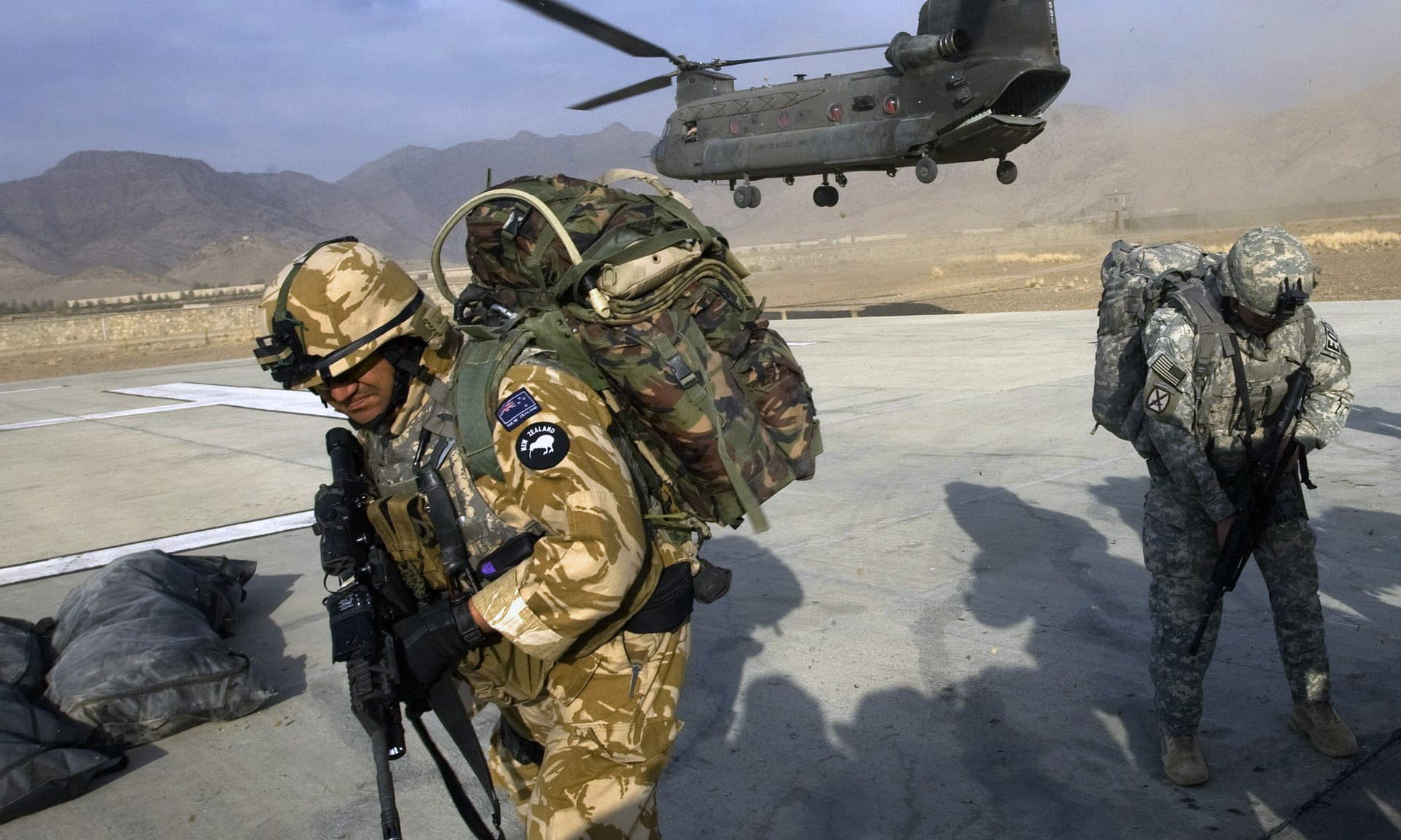 A New Zealand army soldier in Khost province, Afghanistan. —AFP/File