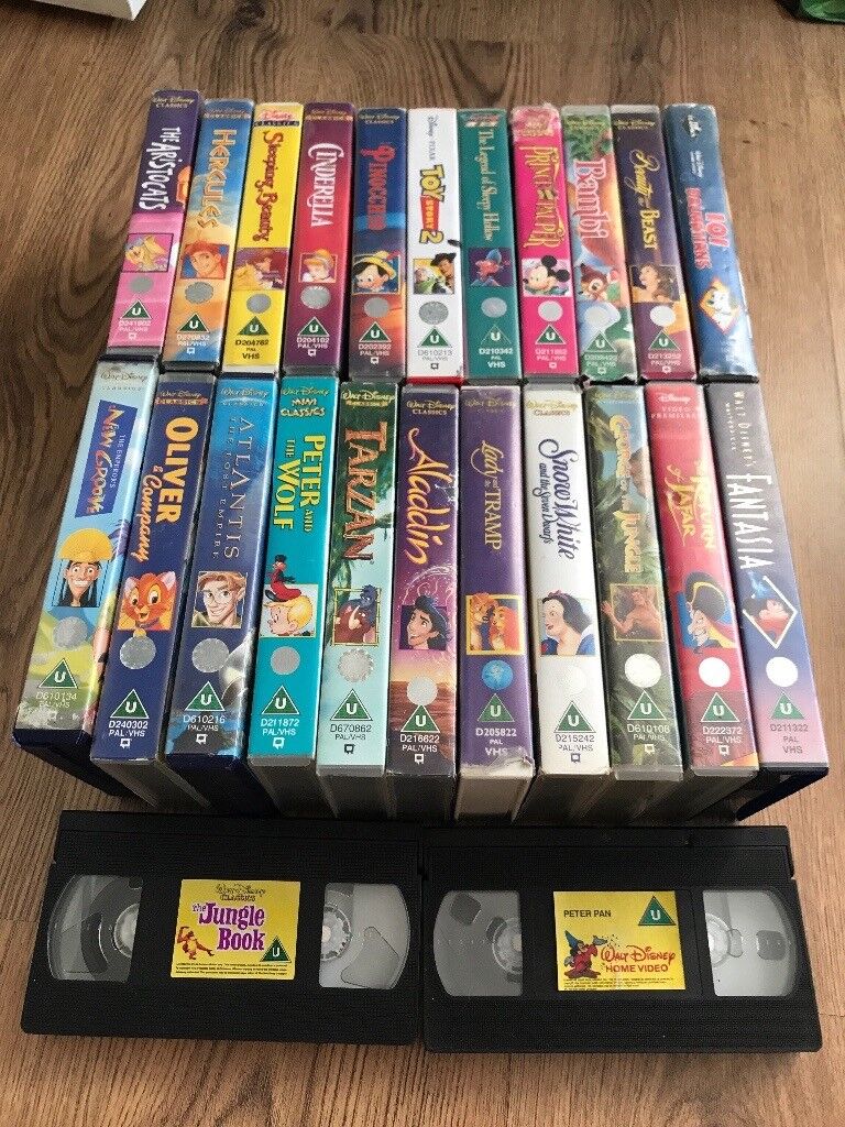 Disney Old Vhs Tapes Value Images