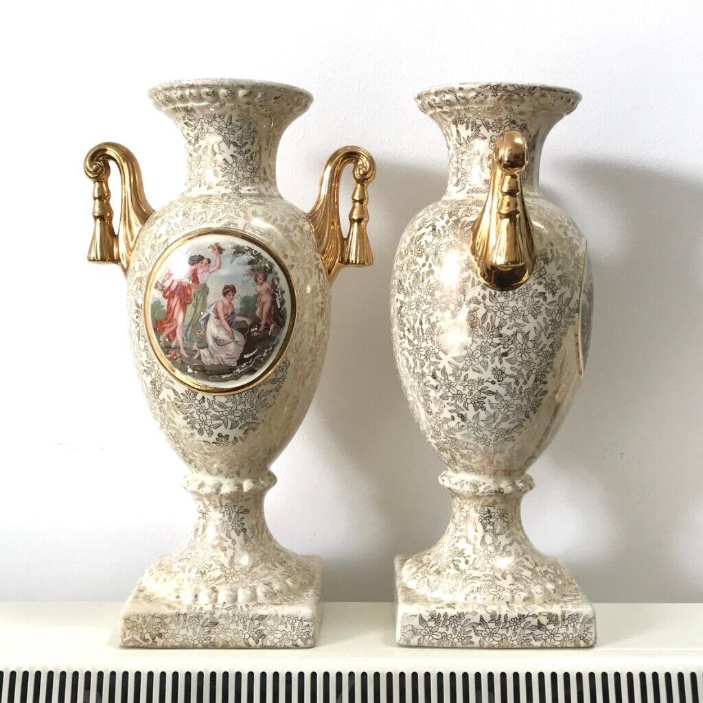 Empire Ware February 1945 Set of two antique vintage vases art deco ...