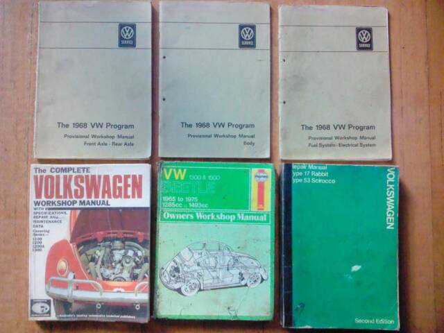 VW Workshop manuals Ind priced Kombi & Beetle read ALL Ad details 1st