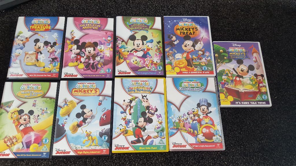 Mickey Mouse Clubhouse DVD Lot