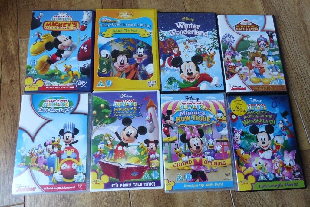 Mickey Mouse Clubhouse DVD Lot