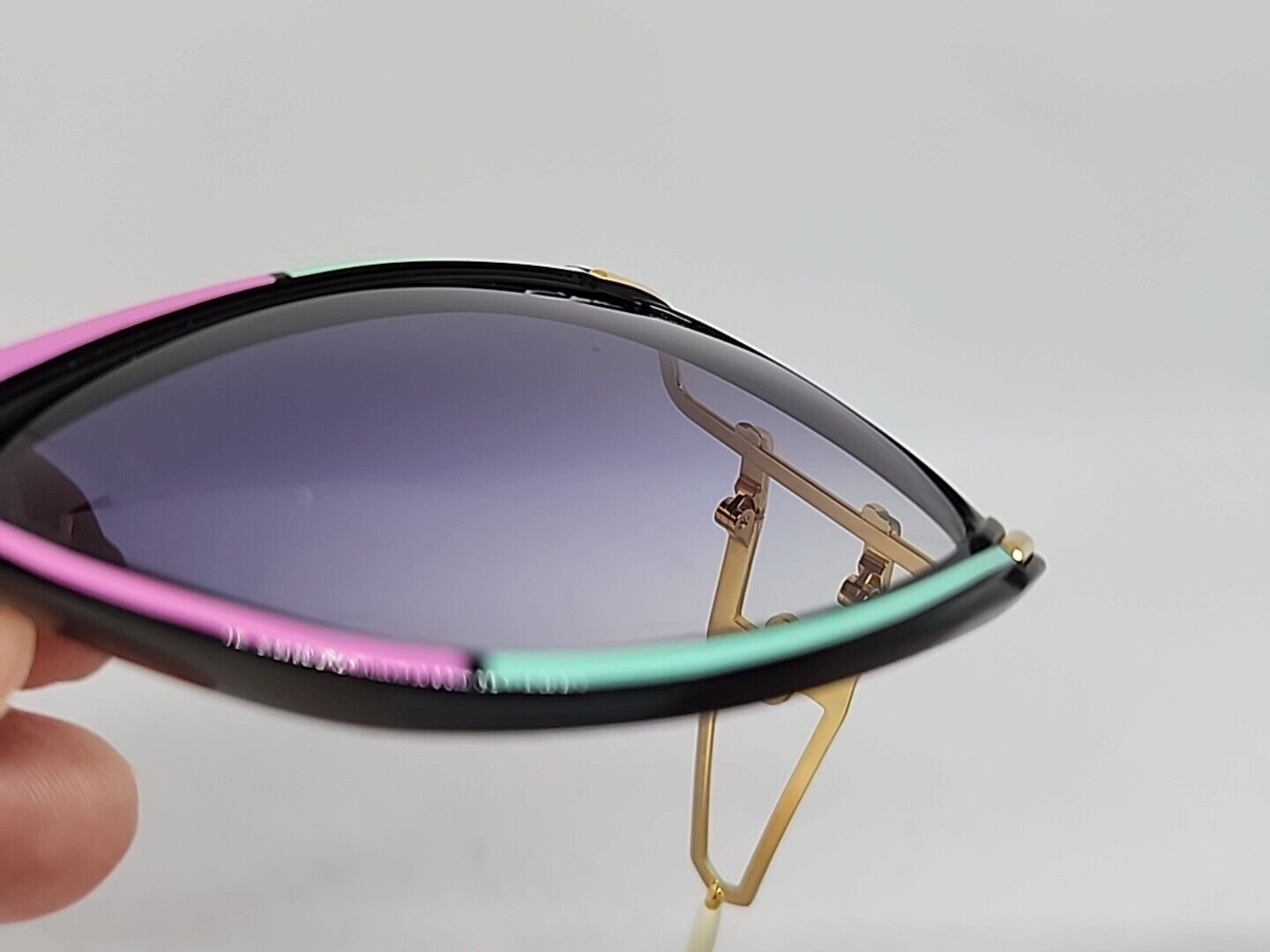 CAZAL Model 866 Pink & Teal VINTAGE Sunglasses - … - image 13