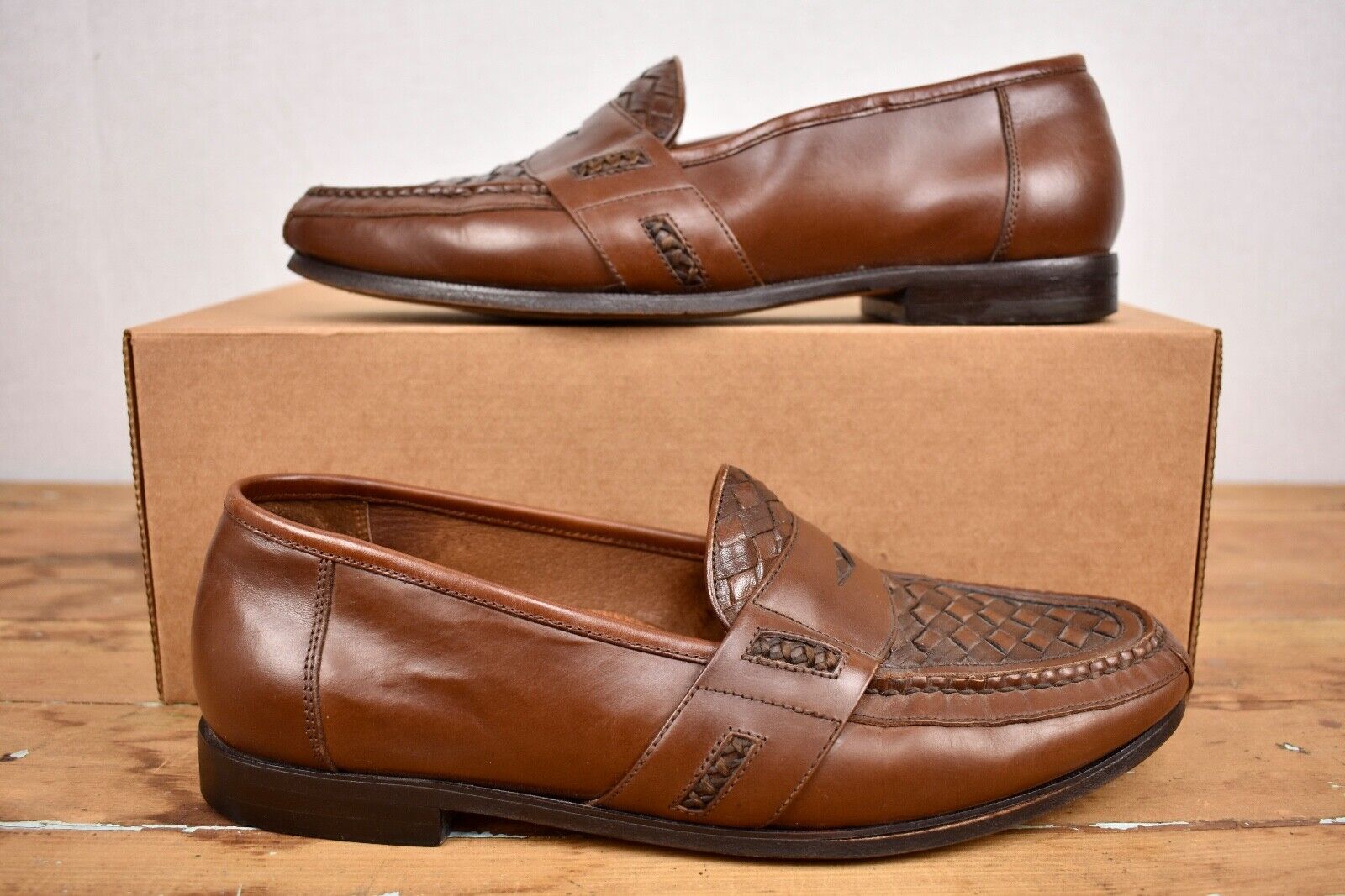 Florsheim Brown Moc Toe Penny Loafer Men's Size: … - image 2