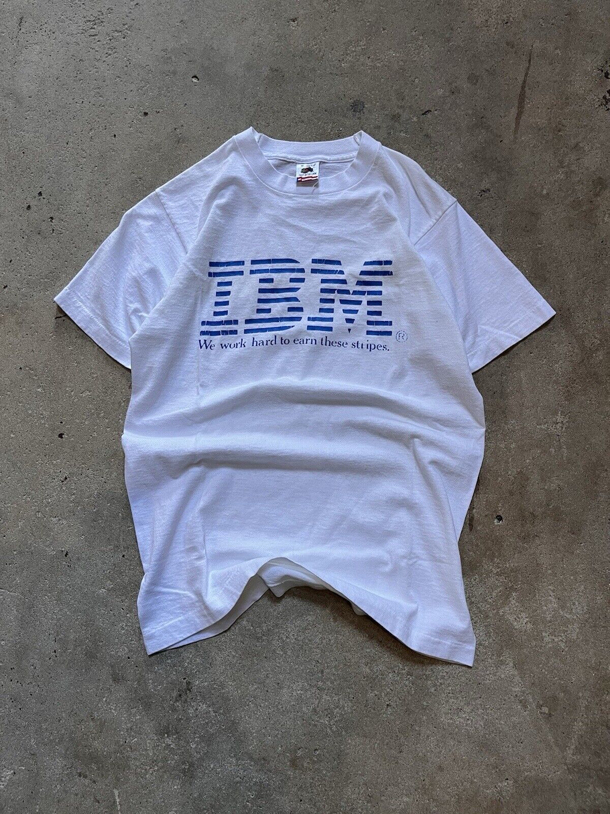 Vintage 1990s IBM Technology Single Stitch Rare S… - image 1