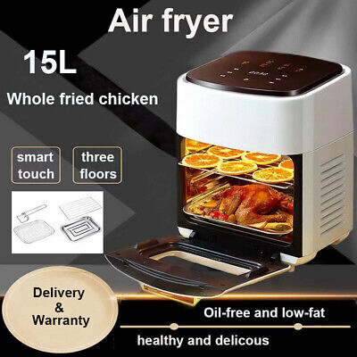 15L Large Air Fryer Low Fat Healthy Food Oven Cooker Oil Free Frying ...