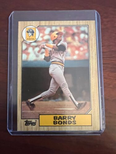 1987 Topps Barry Bonds Rookie Card #320 Rare Multiple Errors | eBay