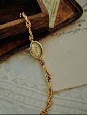 Gold French Vintage Style Unique Dainty Womens Wrist Watch