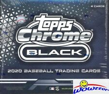 2020 Topps Chrome BLACK Factory Sealed HOBBY Box-ENCASED CHROME AUTO+REFRACTOR