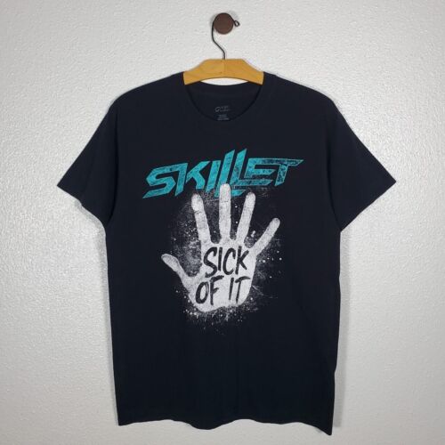 2013 Skillet Sick Of It Band Tee Shirt