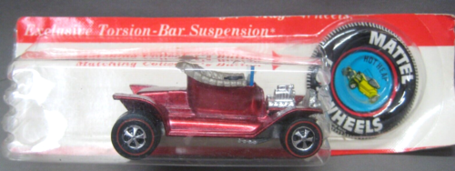 VINTAGE 1968 HOT WHEELS REDLINE SERIES GRAY INTERIOR HOT HEAP IN RED ON ...