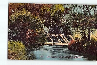 Old Vintage Postcard of An Irrigation Canal Fresno California | eBay