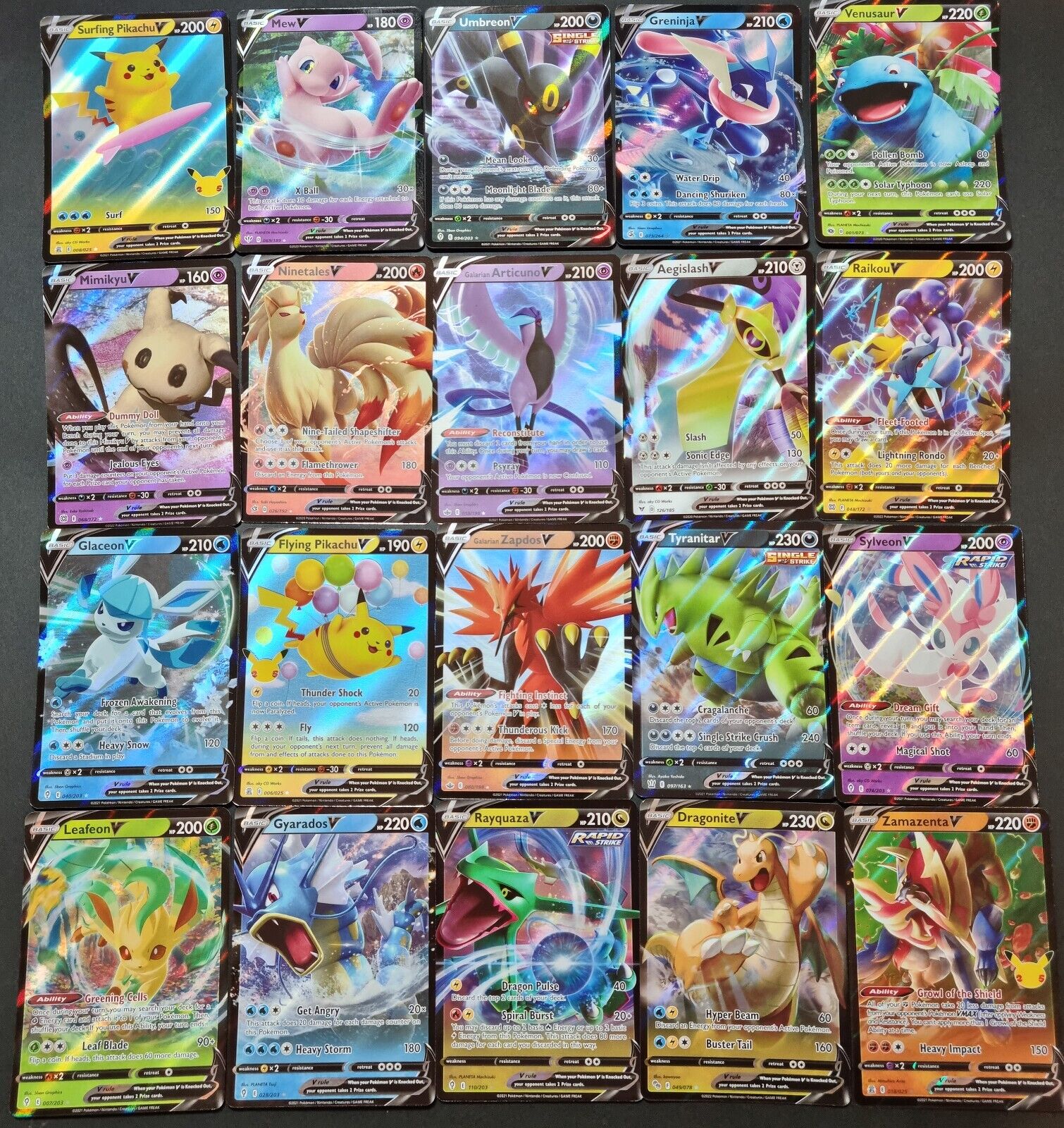 200 Pokemon Cards Bulk Lot 1x Ultra Rare V 24x Holo/Rare/Shiny Amazing ...