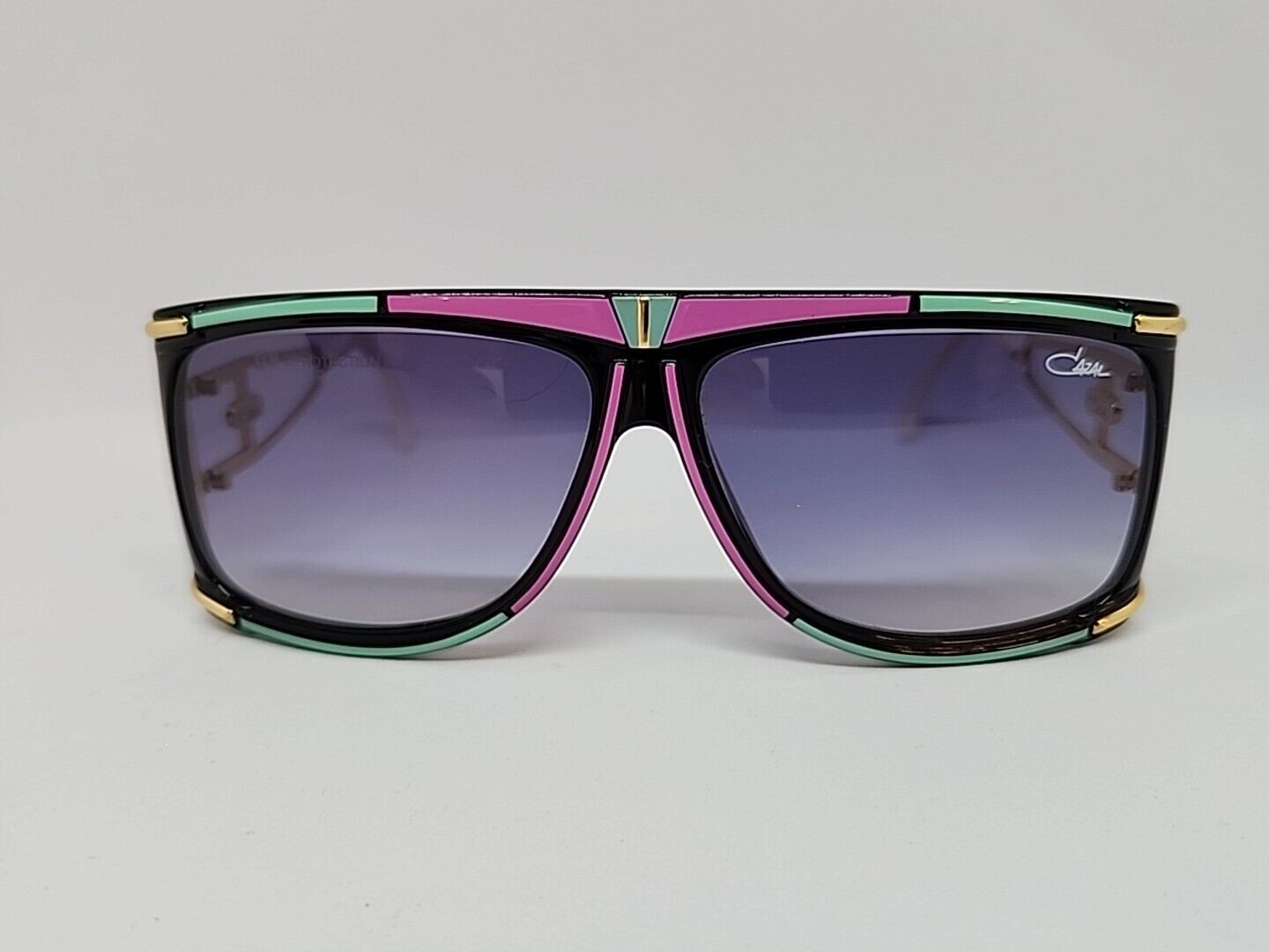 CAZAL Model 866 Pink & Teal VINTAGE Sunglasses - … - image 1