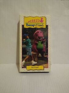 Barney and Friends VHS Tape Be a Friend Time Life Video Purple Dinosaur ...