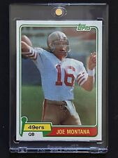 1981 Topps JOE MONTANA RC Card #216 GOAT HOF NM-MT OR BETTER SHARP & CLEAN