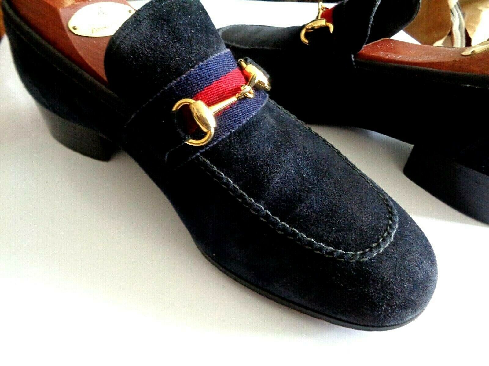 NWTB GUCCI SUEDE SHOES HANDMADE IN ITALY  SALE - image 1