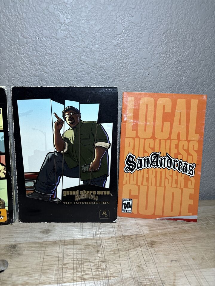 PlayStation 2 PS2 Grand Theft Auto San Andreas Special Edition Map ...