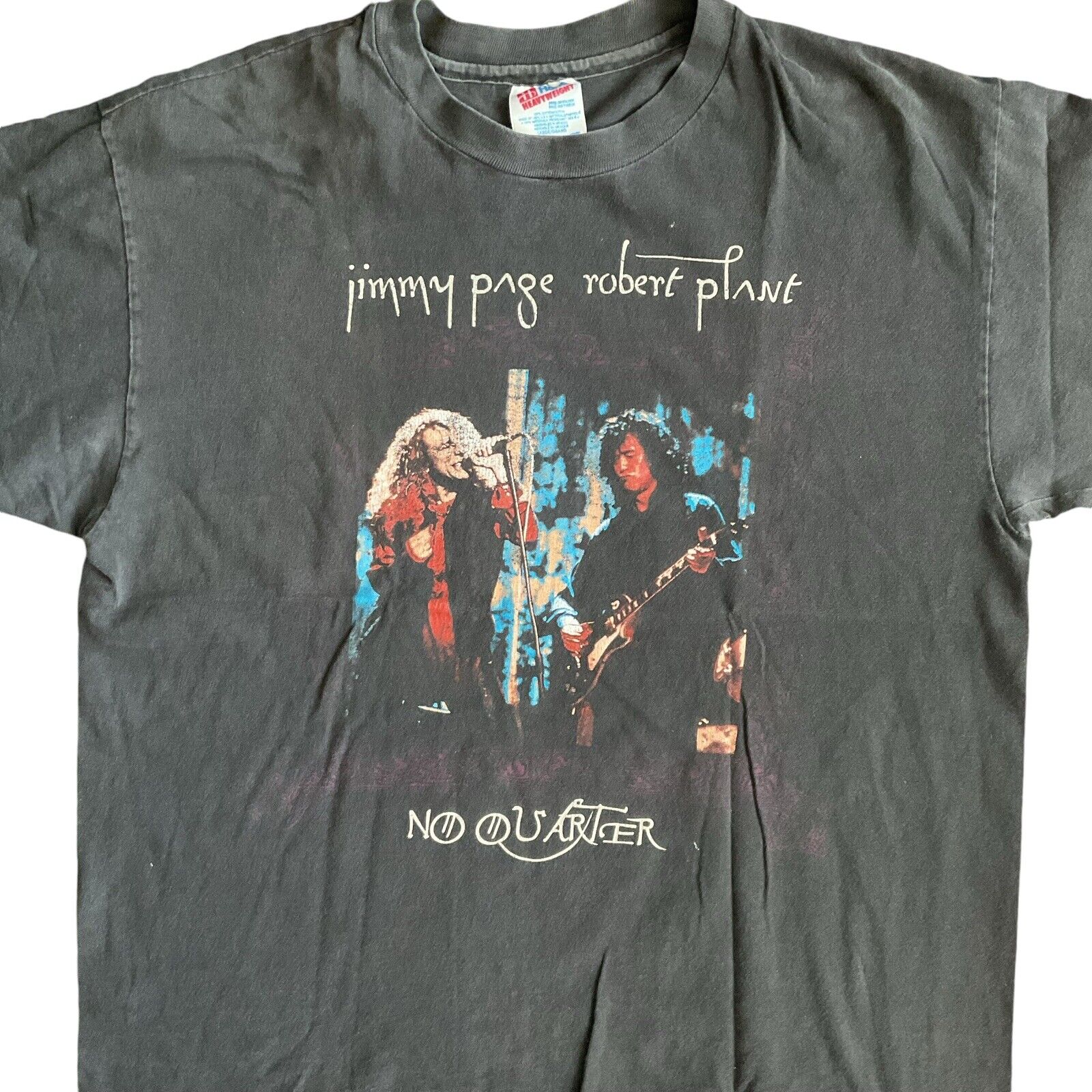 Vintage Robert Plant Jimmy Page No Quarter World … - image 2