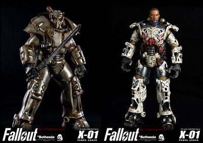 Threezero X Bethesta Fallout 4 X 01 Power Armor 1 6 Action Figure Instock Ebay