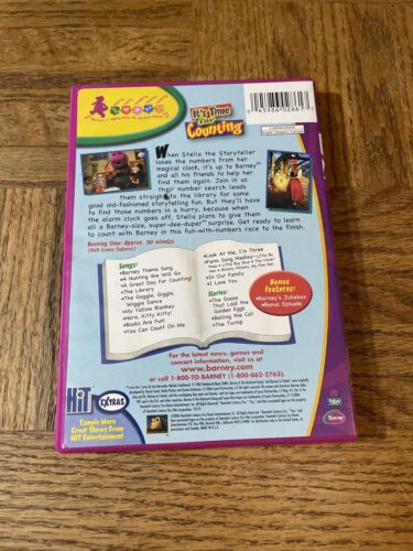 Barney It’s Time For Counting DVD 45986028617 | eBay