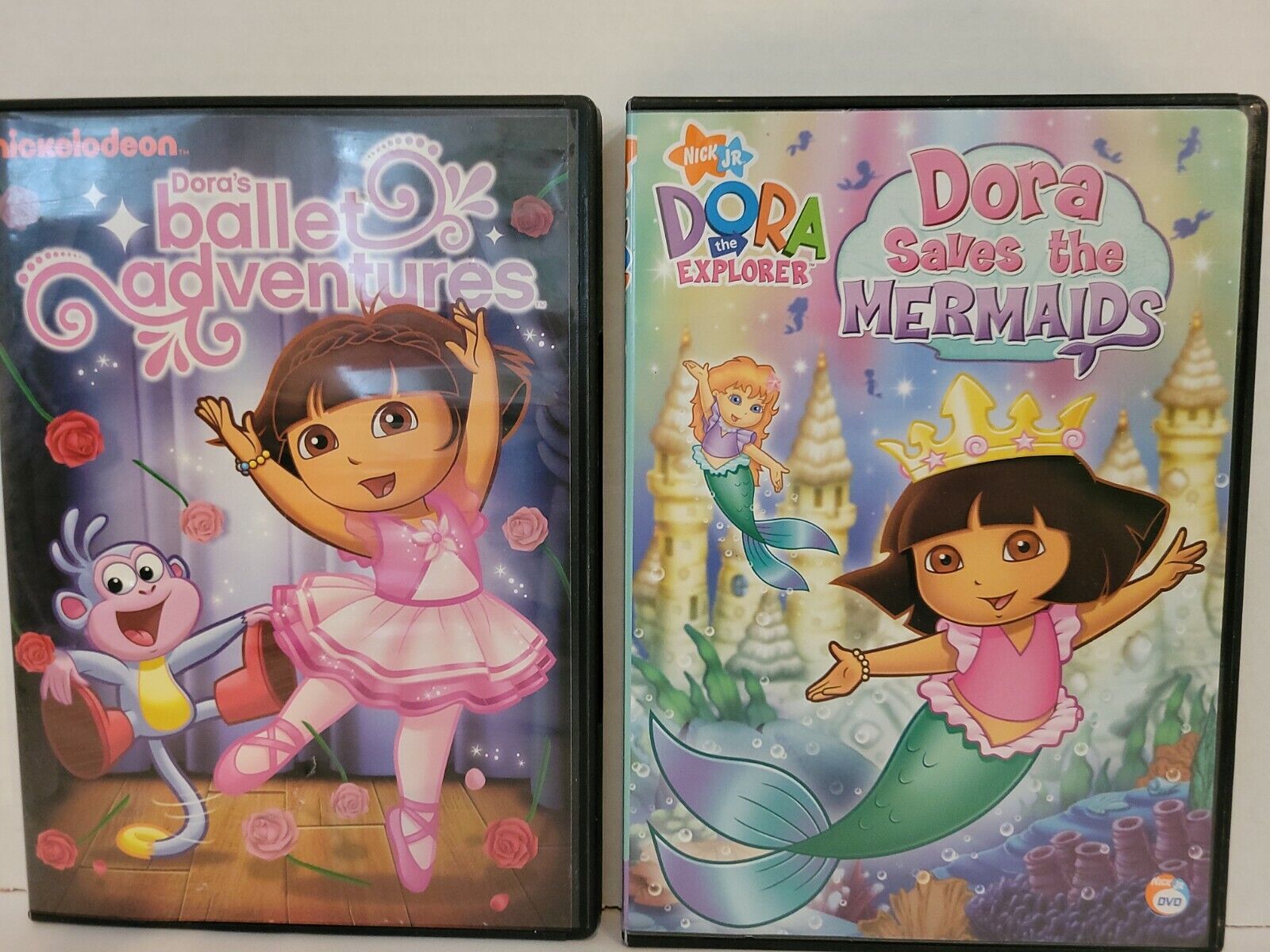 Lot Of 2 Dora The Explorer Dvds Ballet Adventures and Dora Saves the ...