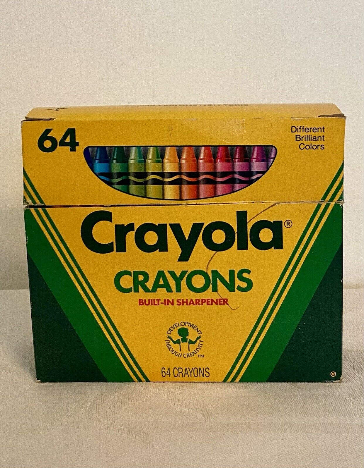 Vintage 1988 Crayola Crayons 64 Built In Sharpener Binney Smith Thistle ...