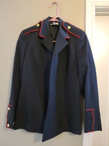 USMC Dress Blues Jacket Blouse Sz 8R Womens Unifor