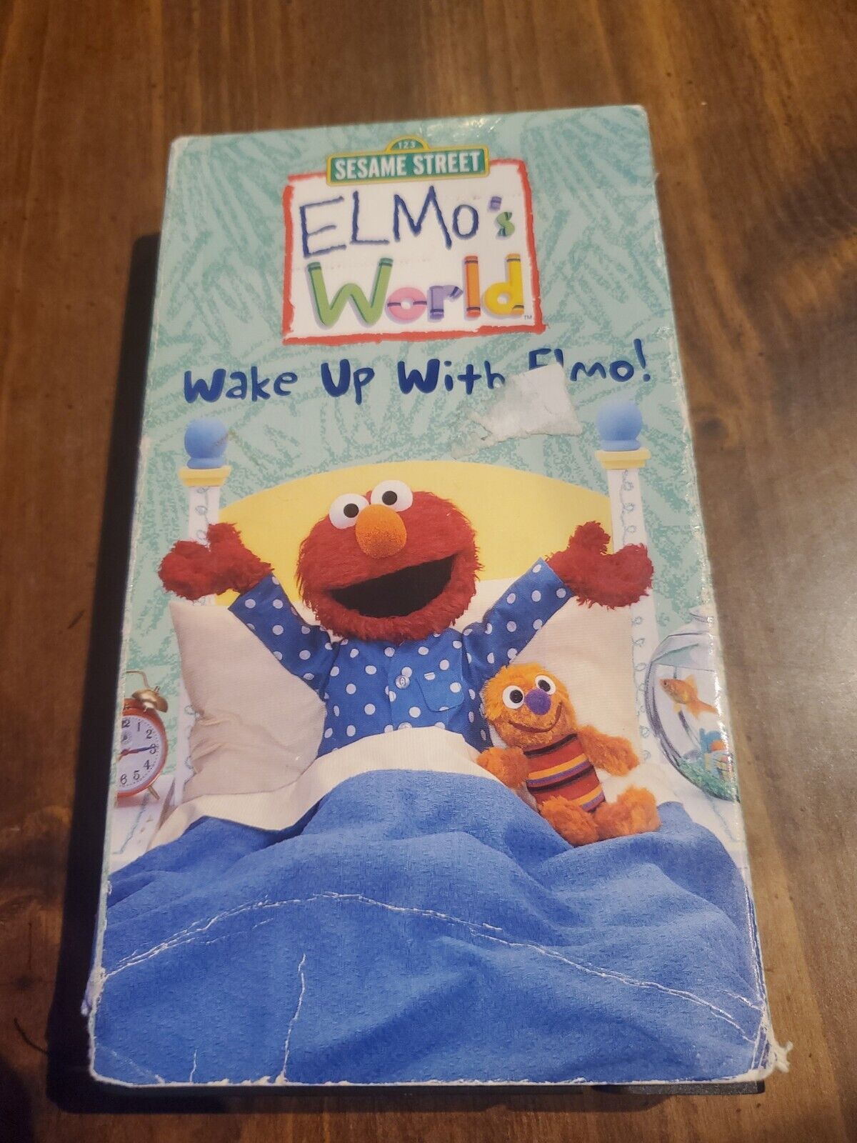 Sesame Street Elmos World Wake Up With Elmo Vhs Vtg Video Tape Rare ...