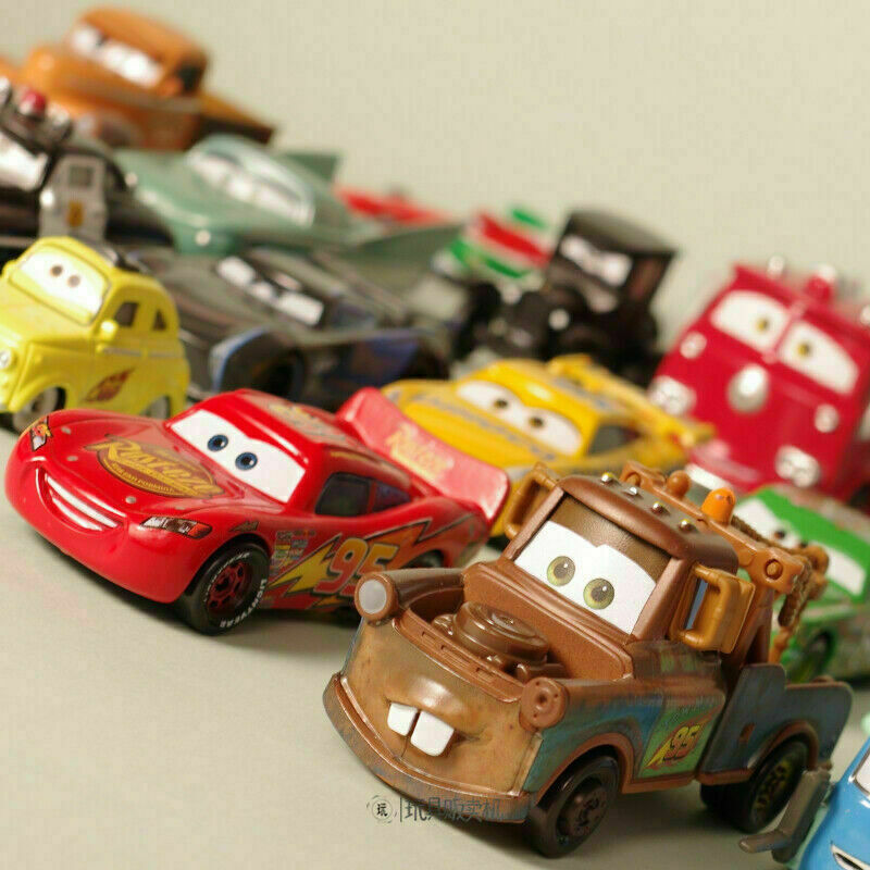 Disney Pixar Cars Lot Lightning McQueen 1:55 Diecast Model Car Toys Boy ...