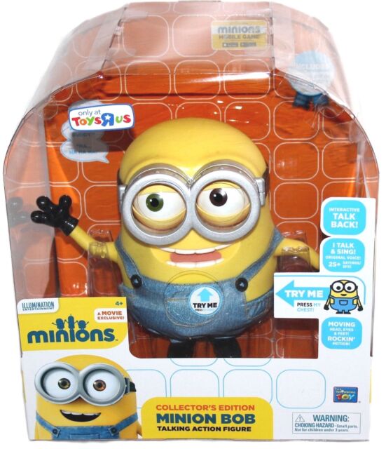 Minion Bob INTERACTIVE Talking Action Figure Exclusive COLLECTOR'S ED ... - S L640