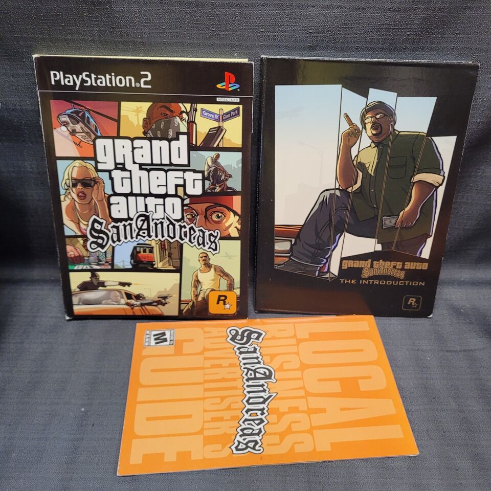 Grand Theft Auto: San Andreas Special Edition (Sony PlayStation 2 2005 ...