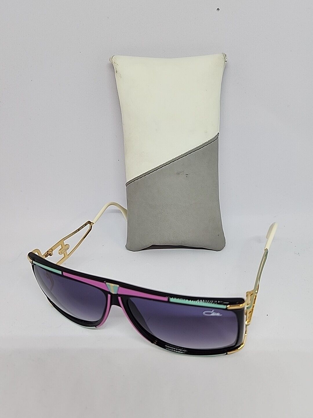 CAZAL Model 866 Pink & Teal VINTAGE Sunglasses - … - image 20