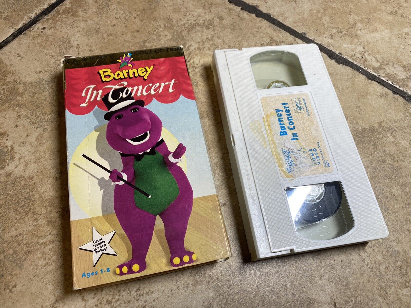 Barney Barney In Concert Vhs 1991 Lyons Group Vhs Tapes Theme Loader ...