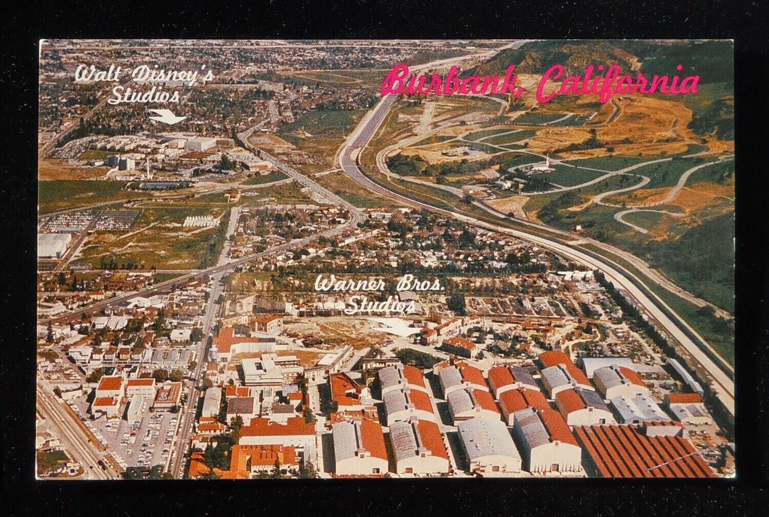 1950s Aerial View Walt Disney's Studios and Warner Bros. Studios Burbank CA  PC | eBay