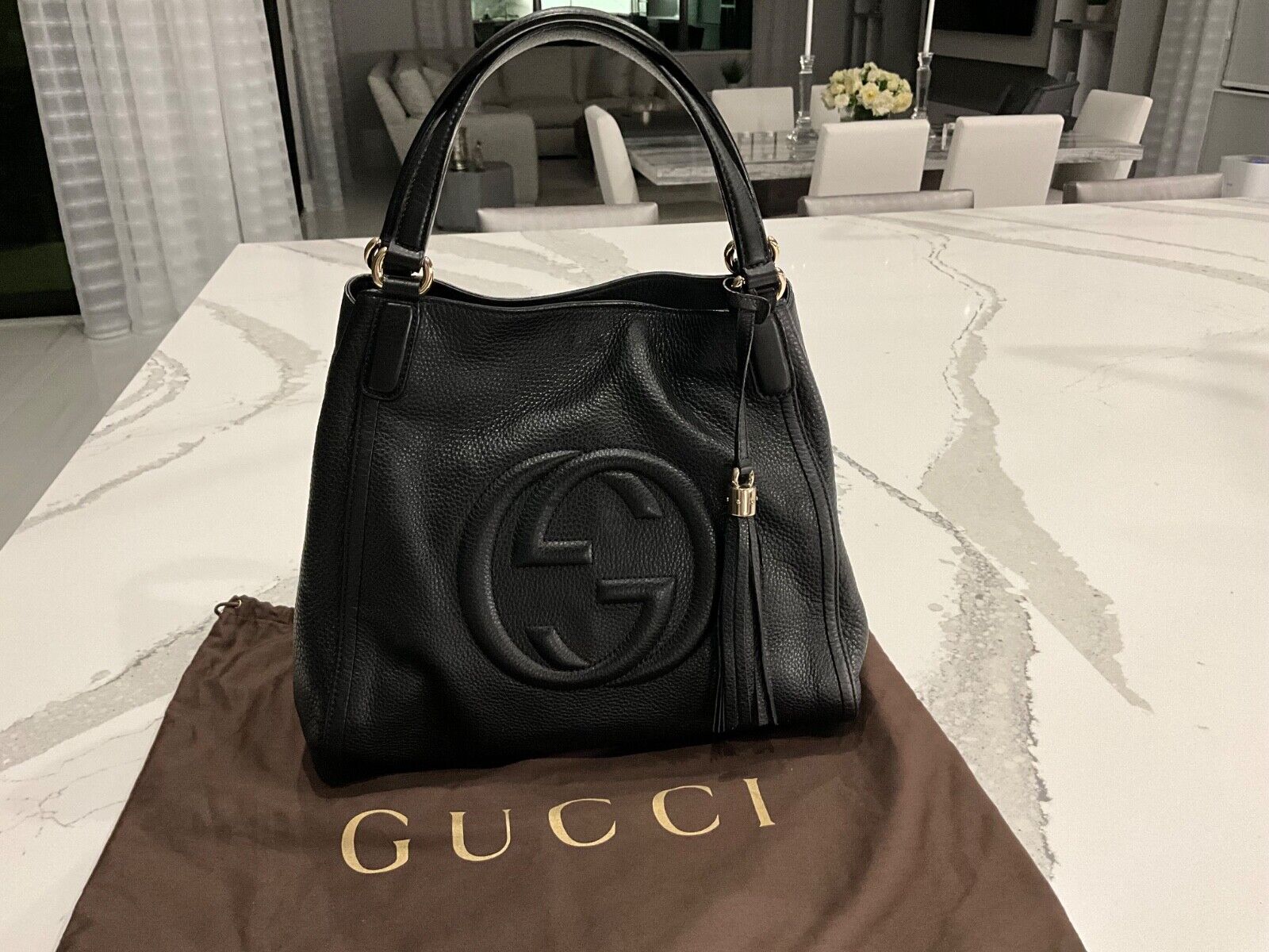 GUCCI SOHO Leather Handbag (GENTLY USED) - image 1